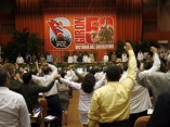 Clausura del Congreso del PCC